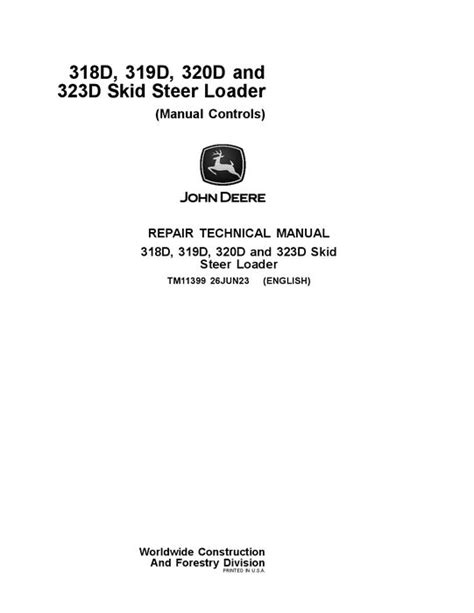 printable 318d john deere skid steer repair manual|john deere 318g spec sheet.